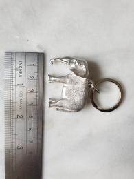 Silver Elephant Keyring at Sally Bourne Interiors London Perfect gift idea for Christmas